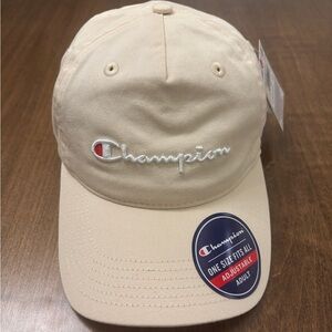 Champion Cream Casual Cap - Adjustable Adult